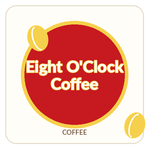 Eight O'Clock Coffee coffee brand logo