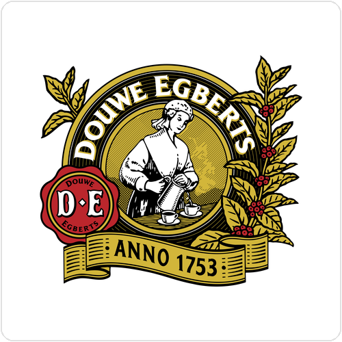 Douwe Egberts coffee brand logo
